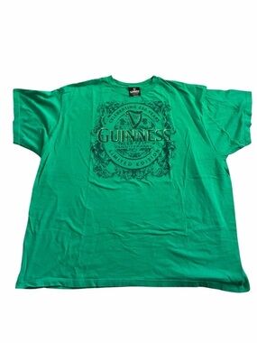 Guinness Official Merchandise 250th Anniversary Tee 4XL Green